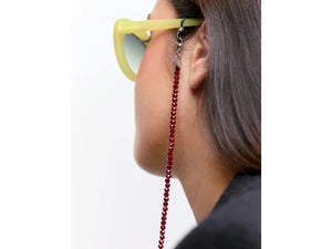 Burgundy Crystal Chain