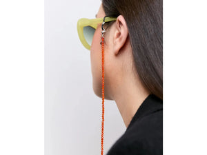 Orange Chrystal Chain