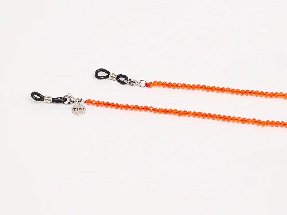 Orange Chrystal Chain